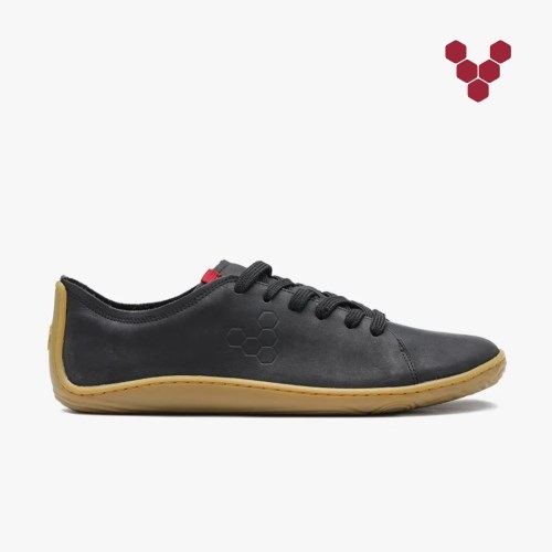 Vivobarefoot Addis Svart Joggesko Dame [7-JWUA]